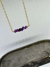 Load image into Gallery viewer, Emerald & Lilac - Neckloops