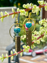 Load image into Gallery viewer, Beaded Earrings - Wood and Earth
