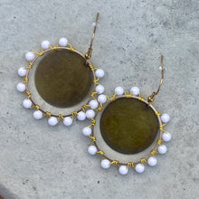 Load image into Gallery viewer, Beaded Wire Wrapped Earrings - Halo
