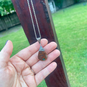 Necklace (Beaded) - Multi Beaded Chrysoprase Beauty