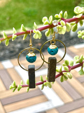 Load image into Gallery viewer, Beaded Earrings - Wood and Earth
