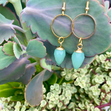 Load image into Gallery viewer, Beaded Earrings - Greendrops
