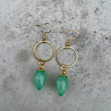 Load image into Gallery viewer, Beaded Earrings - Greendrops

