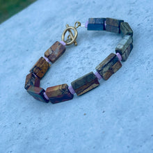 Load image into Gallery viewer, Double Trouble Beaded Bracelet - Natural Red Creek Jasper
