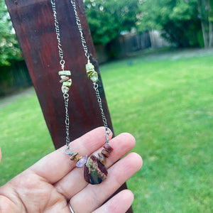 Necklace (Beaded) - Multi Beaded Chrysoprase Beauty