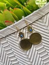 Load image into Gallery viewer, Beaded Earrings - Hamsa Moons
