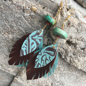 Leather Earrings - Beautiful Dreamers