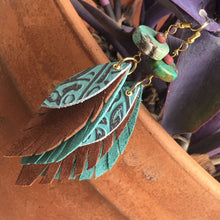 Load image into Gallery viewer, Leather Earrings - Beautiful Dreamers
