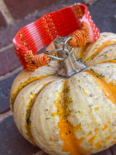 Load image into Gallery viewer, Woven Bracelet - Oranges and Apricots
