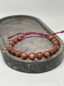 Knotted Bracelip - Sandalwood