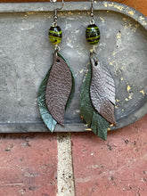 Load image into Gallery viewer, Upcycled Leather Earrings - 1
