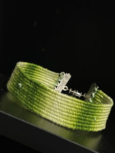 Woven Bracelet - Peaceful Green