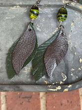 Load image into Gallery viewer, Upcycled Leather Earrings - 1
