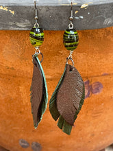 Load image into Gallery viewer, Upcycled Leather Earrings - 1
