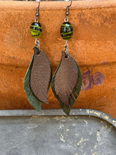 Load image into Gallery viewer, Upcycled Leather Earrings - 1
