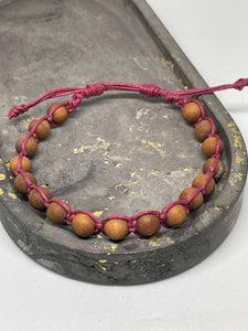 Knotted Bracelip - Sandalwood