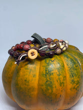 Load image into Gallery viewer, Knotted Bracelip - Mookaite Jasper &amp; Brown
