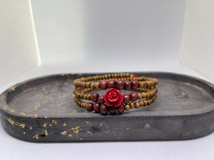 Memory Wire Beaded Bracelet - She Woodn’t